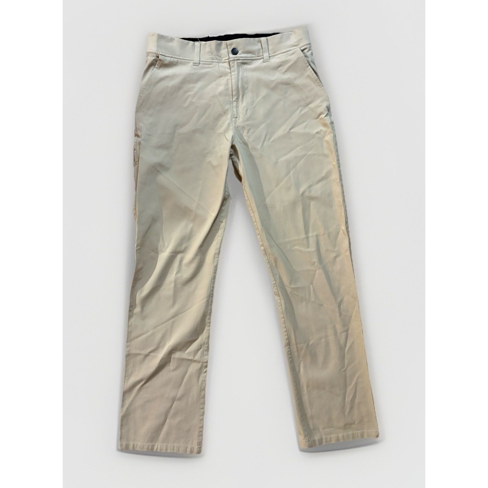 Hylete Chino Pants‎ Mens 32x32 Khaki Beige Golf Performance Wicking Slacks